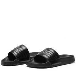 Klapki damskie Kappa Logo Searl. Białe klapki damskie Kappa, bez wzorów, eleganckie, bez obcasa, bez zapięcia. Za 149.50 zł.