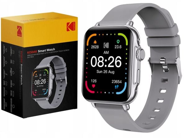 Zegarek Smartwatch IP68 GPS Tętno Saturacja 10 dni Czuwania / Kodak SW-7203. Zegarki smartwatch Kodak, bez wzorów. Za 199.99 zł.