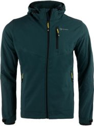 Męska Kurtka Softshell McKees - Wodoodporna i Wiatroszczelna. Zielone kurtki męskie MUNKEES, na jesień, l, bez wzorów, z materiału, z kapturem, trekkingowe. Za 214.74 zł.
