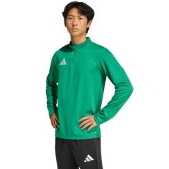 Bluza męska adidas Entrada 26 Training Top. Zielone bluzy męskie Adidas, m, bez wzorów, z materiału, sportowe, bez ramiączek, bez kaptura. Za 121.99 zł.