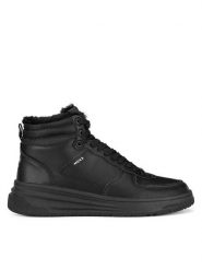 MEXX Trzewiki MI001010843M Czarny. Czarne botki męskie Mexx, bez wzorów, z materiału, bez obcasa, bez zapięcia. Za 349.99 zł.