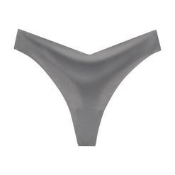 Stringi bezszwowe z obniżonym stanem do codziennego noszenia Tiffie. Brązowe majtki damskie Intica, z materiału. Za 69.00 zł.