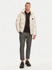 Calvin Klein Kurtka zimowa K10K113476 Beżowy Regular Fit. Brązowe kurtki męskie Calvin Klein, na zimę, m, bez wzorów, z syntetyku, bez kaptura. Za 879.99 zł.