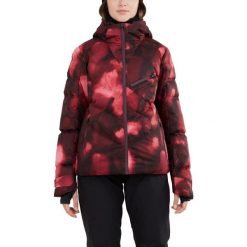Damska kurtka narciarska Fundango Elyra Padded. Czerwone kurtki sportowe damskie FUNDANGO, na zimę, xs, bez wzorów, bez ramiączek, bez kaptura, narciarskie. W wyprzedaży za 599.00 zł.