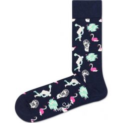 Happy Socks Park Skarpetki Niebieski. Niebieskie skarpety męskie Happy Socks, bez wzorów, z bawełny. Za 47.95 zł.