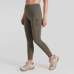 Legginsy damskie Craghoppers NosiLife Adeena. Zielone legginsy damskie Craghoppers, bez wzorów. Za 264.99 zł.
