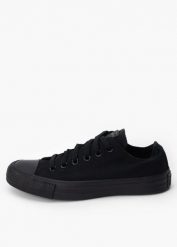 Converse Chuck Taylor All Star Ox Trampki czarne. Czarne trampki i tenisówki damskie Converse, bez wzorów, z gumy, bez zapięcia. Za 249.99 zł.