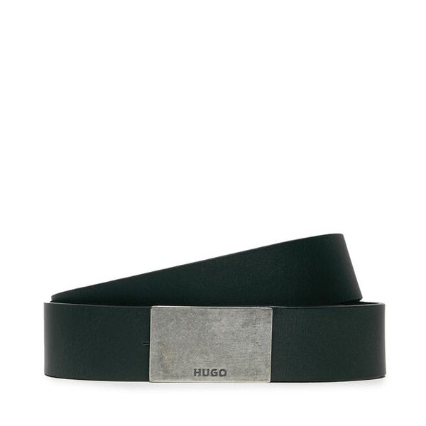 Pasek Męski HUGO. Czarne paski męskie Hugo. Za 179.99 zł.