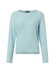 Franco Callegari Sweter z dzianiny Kobiety Bawełna niebieski, M. Niebieskie swetry nierozpinane damskie Franco Callegari, m, bez wzorów, z bawełny, eleganckie, bez kołnierzyka, bez ramiączek. Za 249.95 zł.