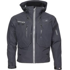 Kurtka wędkarska do brodzenia Taimen Kolyma - Dk. Gray. Szare kurtki męskie TAIMEN, xl, bez wzorów, sportowe, bez kaptura. Za 599.99 zł.