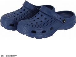 Reis BCTRACE Klapki TRACE tworzywo EVA wsuwane pasek dwufunkcyjny przekładany na piętę wyprofilowana podeszwa komfort użytkowania - granatowy 37. Niebieskie klapki damskie Reis, bez wzorów, z tworzywa sztucznego, sportowe, bez obcasa, bez zapięcia. Za 17.94 zł.