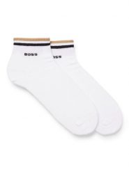 BOSS Skarpety krótkie 50491195 Biały. Białe skarpety męskie Boss, bez wzorów, z bawełny. Za 59.99 zł.