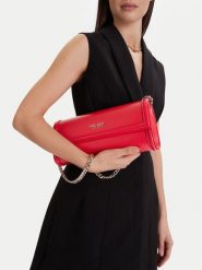 Nine West Torebka EO-Greene Charm-LDA8374 Czerwony. Czerwone torebki do ręki damskie Nine West, bez wzorów, z materiału, bez dodatków. Za 110.99 zł.
