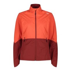 Damska kurtka wodoodporna CMP. Czerwone kurtki sportowe damskie CMP, xs, bez wzorów, z materiału, bez ramiączek, z kapturem, trekkingowe. Za 428.10 zł.