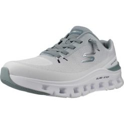 Buty SKECHERS GLIDE STEP PRO WAVERRA Niebieski. Niebieskie buty zimowe męskie Skechers, bez wzorów, z tkaniny, bez obcasa, bez zapięcia. Za 367.99 zł.