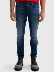Jeansy męskie granatowe Deric High Waist 526. Niebieskie eleganckie spodnie męskie BIG STAR, z jeansu, eleganckie. W wyprzedaży za 249.99 zł.