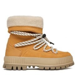 Śniegowce Palladium. Brązowe śniegowce damskie Palladium, bez zapięcia. Za 539.99 zł.