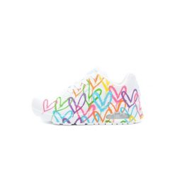 Buty do chodzenia damskie Skechers Uno Highlight Love. Obuwie sportowe damskie Skechers, bez wzorów, z materiału, bez zapięcia, trekkingowe. Za 447.20 zł.
