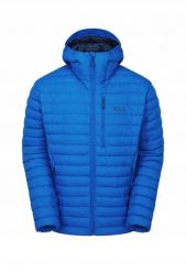 Kurtka microlight alpine-maya blue-m RAB. Niebieskie kurtki męskie RAB, m, bez wzorów, bez kaptura. Za 860.75 zł.