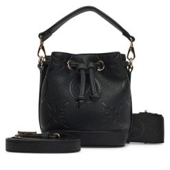 Torebka Valentino. Czarne torebki do ręki damskie Valentino, bez wzorów, bez dodatków. Za 269.99 zł.