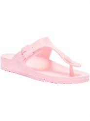 Klapki basenowe damskie do pływania Bahia Flip-Flop jasnoróżowe. Czerwone klapki damskie Scholl, bez wzorów, z materiału, bez obcasa, bez zapięcia. Za 149.99 zł.