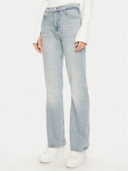 Calvin Klein Jeans Jeansy Authentic J20J224510 Błękitny Bootcut Fit. Niebieskie jeansy damskie Calvin Klein Jeans, bez wzorów, z bawełny. Za 309.99 zł.