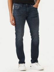 Versace Jeans Couture Jeansy 80GAB5S0 CDWAB Granatowy Slim Fit. Niebieskie jeansy męskie Versace Jeans Couture, z bawełny. Za 712.99 zł.