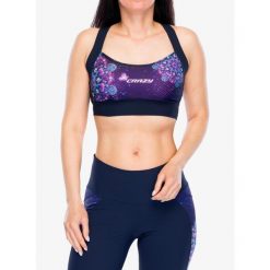 Stanik sportowy Crazy Bra Lightning. Fioletowe bielizna sportowa damska CRAZY, xs, bez wzorów. Za 356.99 zł.