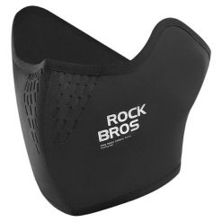 Maska kolarska ciepła szalik na szyję polarowy ROCKBROS. Czarne szaliki damskie ROCKBROS, bez wzorów, z materiału. Za 60.84 zł.