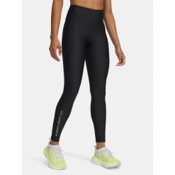 Legginsy Damskie Sportowe Under Armour Tech Branded Legging. Czarne legginsy damskie Under Armour, bez wzorów. Za 152.98 zł.
