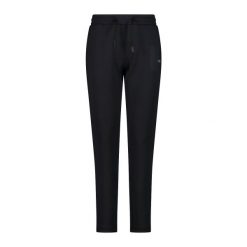 Spodnie sportowe damskie CMP 34L0736U901. Czarne spodnie dresowe damskie CMP, bez wzorów, z dresówki, sportowe, trekkingowe. Za 405.00 zł.