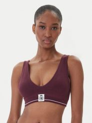 Tommy Hilfiger Biustonosz top UW0UW06062 Bordowy. Czerwone topy damskie Tommy Hilfiger, xl, bez wzorów, z bawełny, bez kołnierzyka, bez ramiączek. Za 179.99 zł.