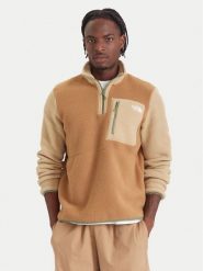 The North Face Polar Yumiori NF0A883S Beżowy Regular Fit. Brązowe bluzy sportowe męskie The North Face, m, bez wzorów, z polaru, bez kaptura. Za 349.99 zł.
