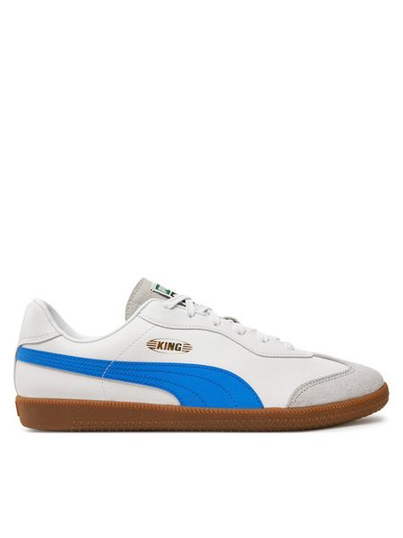 Puma Buty do piłki nożnej King 21 IT 106696 Biały. Białe buty sportowe męskie Puma, bez wzorów, ze skóry, bez zapięcia. Za 219.99 zł.