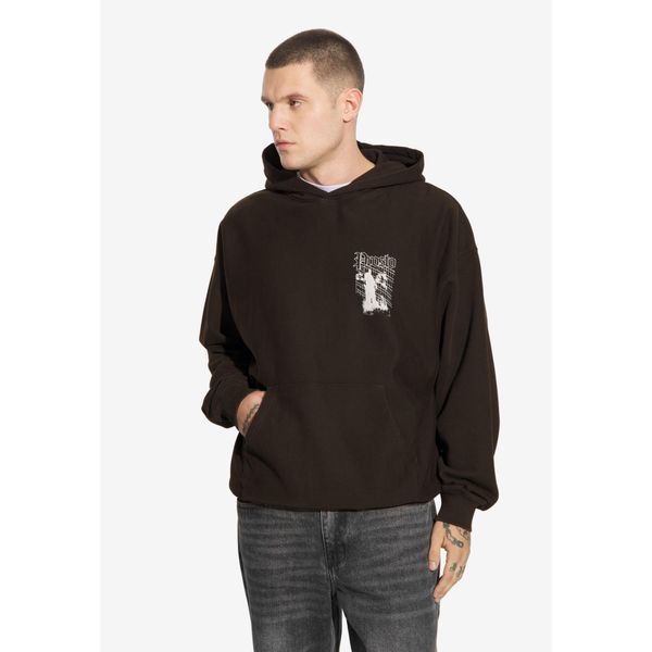 Bluza sportowa męska Prosto Shadow z kapturem. Czarne bluzy sportowe męskie Prosto., m, bez wzorów, z kapturem. Za 424.99 zł.