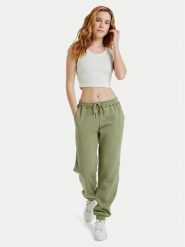 Roxy Spodnie dresowe Surf Stoked Pant Brushed ERJFB03491 Zielony Regular Fit. Zielone spodnie dresowe damskie Roxy, bez wzorów, z dresówki. Za 159.99 zł.