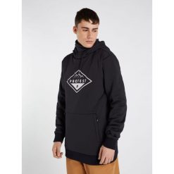 Bluza techniczna męska z kapturem Protest Prtissyk. Czarne bluzy męskie Protest, m, bez wzorów, bez ramiączek, z kapturem. W wyprzedaży za 277.49 zł.