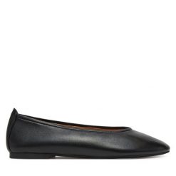 Baleriny Unisa. Czarne balerinki damskie Unisa, bez wzorów, bez obcasa, bez zapięcia. Za 289.99 zł.