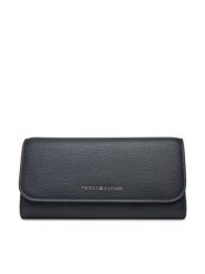 Tommy Hilfiger Portfel Th Flag Lrg Flap AW0AW17734 Granatowy. Niebieskie portfele damskie Tommy Hilfiger, ze skóry. Za 249.99 zł.