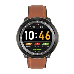 Smartwatch sportowy unisex Watchmark WM18. Brązowe krokomierze watchmark. Za 390.73 zł.
