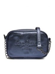 Pepe Jeans Torebka PL031577 Niebieski. Niebieskie listonoszki damskie Pepe Jeans, bez wzorów, z jeansu, bez dodatków. Za 169.99 zł.