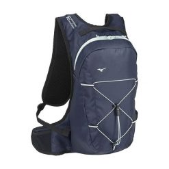 Plecak do biegania Mizuno Backpack 11l. Niebieskie plecaki męskie Mizuno, bez wzorów, z materiału. Za 259.99 zł.