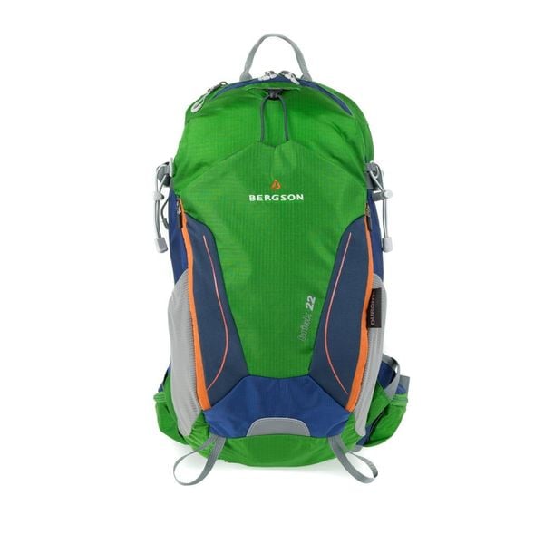 Plecak turystyczny Brisk3 22L. Zielone plecaki męskie Bergson, bez wzorów, z materiału. Za 217.00 zł.