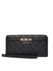 Guess Portfel Idra Slg SWGG81 57146 Czarny. Czarne portfele damskie Guess, ze skóry. Za 249.99 zł.