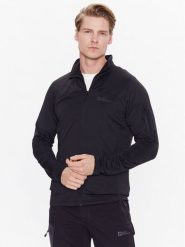Jack Wolfskin Bluza techniczna Prelight 1711001 Czarny Regular Fit. Czarne bluzy sportowe męskie Jack Wolfskin, l, bez wzorów, z syntetyku, bez kaptura. Za 289.99 zł.