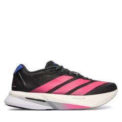 Buty do biegania adidas. Czarne obuwie sportowe damskie Adidas, bez wzorów, bez zapięcia, do biegania. Za 699.99 zł.