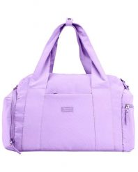 Torba sportowa WINGS SOLENNE z kieszenią na buty i pasem na walizkę PURPLE. Fioletowe torby na ramię męskie Wings, bez wzorów, z materiału, na ramię. Za 129.90 zł.