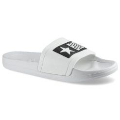 Klapki damskie Big Star, wsuwane basenowe klapki z tworzywa, białe, DD274A264. Białe klapki damskie BIG STAR, l, bez wzorów. Za 69.99 zł.