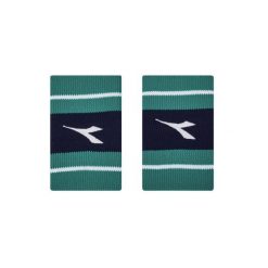 Frotka teniowa na nadgarstek Diadora Wide Logo golf green. Białe swetry męskie Diadora, uniwersalny, bez wzorów, sportowe, bez kołnierzyka, bez ramiączek. Za 65.00 zł.