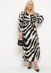 Czarna Rozkloszowana Sukienka z Kopertowym Dekoltem i Materiałowym Paskiem Norandria. Czarne sukienki damskie Born2be, na co dzień, xl, bez wzorów, z materiału, eleganckie, bez kołnierzyka, bez ramiączek, maxi, kopertowe. Za 49.99 zł.